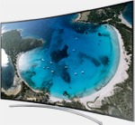 Curved HD tv Terschuur